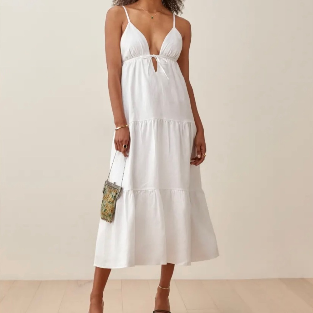 Reformation Odella Linen Dress